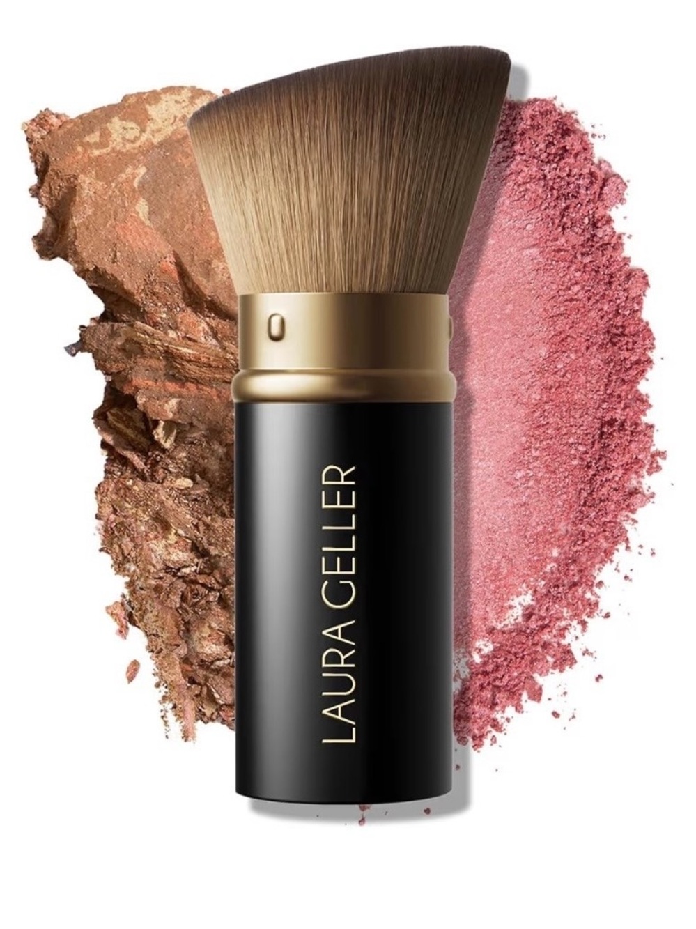 Laura Gellar Retractable Angled Kabuki Brush. New in Packaging.